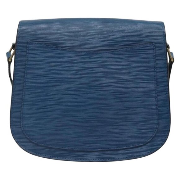 LOUIS VUITTON Epi Saint Cloud GM Shoulder Bag Toledo Blue M52195 LV Auth gh570 - Picture 2 of 16